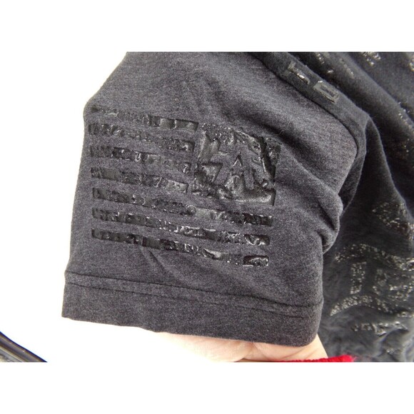 Mens American fighter by Buckle training division black and gray t shirt Size S - Picture 3 of 9